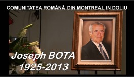 2013-04-10 | COMUNITATEA ROMÂNĂ DIN MONTREAL ESTE IN DOLIU !