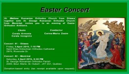 Concerts de musique traditionnelle roumaine – la fête de Pâques