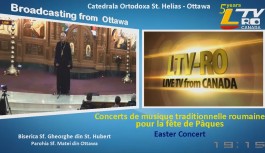 VIDEO – Ottawa – Concert de cântări religioase