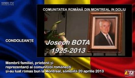 Joseph BOTA (n.1925 – d.2013.04.09)