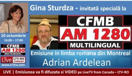 🔴 LIVE | Gina STURDZA la CFMB 1280 AM si LiveTVRO Canada