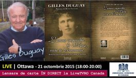 🔴 VIDEO | Gilles Duguay la LiveTVRO Canada, 2015-10-21