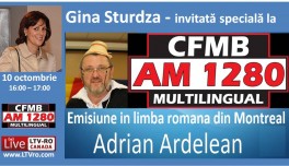 🔴 VIDEO | Gina STURDZA la RADIO CFMB 1280 AM si LiveTVRO Canada