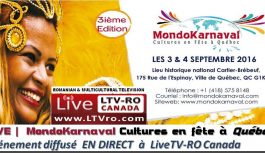 LIVE | MondoKarnaval – Cultures en fête a Québec 3-4 Sep 2016
