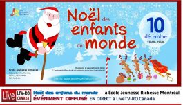 PUBLICITY | 2016-12-10 Noël des enfants du Monde à l’École Jeunesse Richesse du Montréal