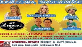 🔴 LIVE | 2014-01-31 SPECTACOL Bună seara, dragi români