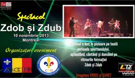 VIDEO | Zdob si Zdub la Montreal – 10 Noiembrie 2013 (producător VIDEO – WMD TV PRODUCTION)