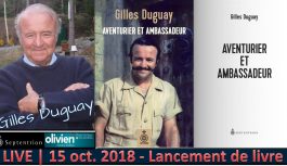 🔴 LIVE | 2018-10-15 – Lancement de livre: Aventurier et ambassadeur