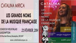 🔴 PUBLICITÉ | Spectacle “Les Grands Noms de la Musique Française” avec Catalina Mirica