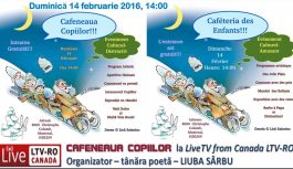 🔴 VIDEO LIVE | Cafeneaua copiilor organizat de Liuba Sârbu 2016-02-14