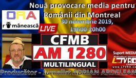 🔴 VIDEO | Nouă provocare media pentru românii din Montreal 2019-11-30 Ora Românească