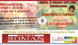🔴 PUB | HRAM Biserica Sf Pantelimon cu Les Tarabostes. Eveniment Exterior in 2020-09-26