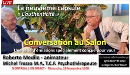 🔴 LIVE | 2020-11-29 Episode 09 «L’authenticité» – CONVERSATION AU SALON