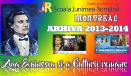ARHIVA VIDEO 2013-2014 | Ziua Culturii Nationale si a poetului Mihai Eminescu la Junimea Romana Montreal