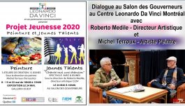 🔴 Dialogue au Salon des Gouverneurs avec Roberto Medile – Directeur Artistique et Michel Terroux – Artiste Peintre