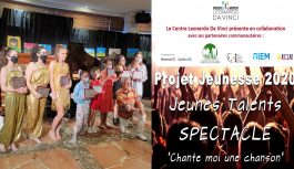 🔴 2021-05-24 | SPECTACLE “Chante moi une chanson” Jeunes Talents au Centre Leonardo Da Vinci