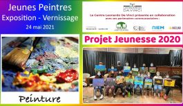 🔴 2021-05-24 | Jeunes Peintres Exposition – Vernissage, Projet Jeunesse 2020, Centre Leonardo Da Vinci