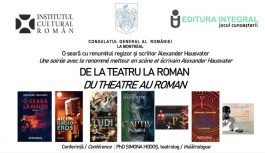 🔴 2023-07-27 | De la teatru la roman – o seară cu ALEXANDER HAUSVATER – regizor și scriitor