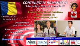 🔴 2023-12-03 | CONTINUITATE ROMÂNEASCĂ – concert la Biserica Sf Pantelimon din St Eustache