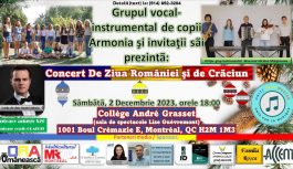 🔴 2023-12-02 | Concert de ziua României și de Crăciun cu Grupul vocal-instrumental ARMONIA