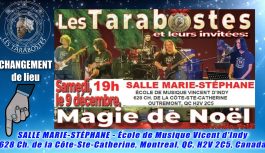 🔴 ADVERTISEMENT | 2023-12-09 MAGIE de NOËL – spectacle – Les Tarabostes et leurs invitées