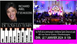 🔴 2024-01-07 | RICHARD ABEL et SES MUSICIENS – Hommage aux plus Grands Artistes DE TOUS LES TEMPS