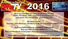 All our 2016 video productions, performances, TV shows, advertising, video reports and documentaries, interviews, live broadcasts, etc.