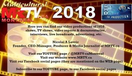 All our 2018 video productions, performances, TV shows, advertising, video reports and documentaries, interviews, live broadcasts, etc.