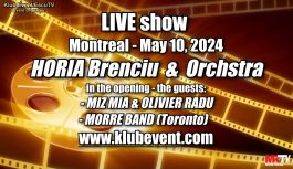 🔴 2024-05-10 | LIVE show with Horia Brenciu & HB Orchestra at Salle Désilets – MONTREAL