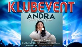 🔴 2025-02-15 | ANDRA in spectacol la HAMILTON – producător eveniment KLUBEVENT