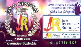 🔴 2025-06-07 | GALA MERITAS Montreal 2025 – 15e Édition – Jeunesse Richesse